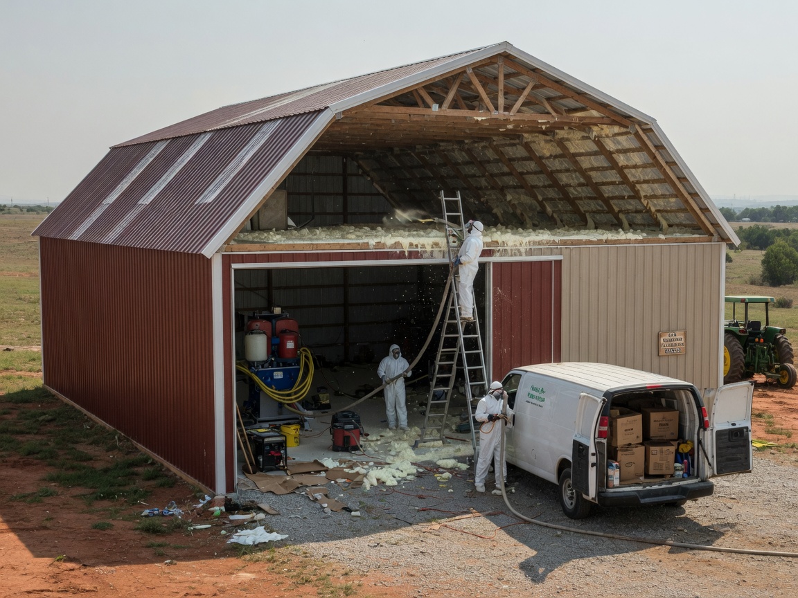 pole barn insulation in Broken Arrow