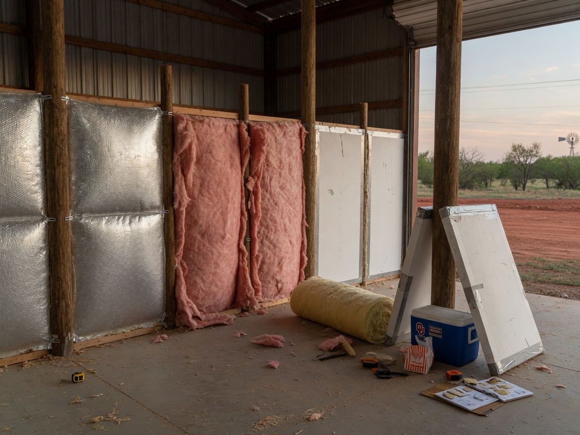 What Is the Best Type of Insulation for a Pole Barn in Oklahoma?
