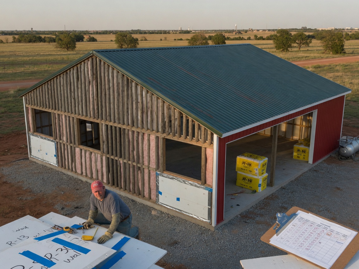 Pole Barn Insulation Tulsa in Sperry, OK 74073