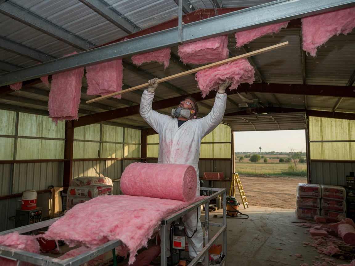 Fiberglass Pole Barn Insulation in Tulsa